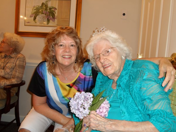 Sharon and Mom at Senior prom 6-25-13