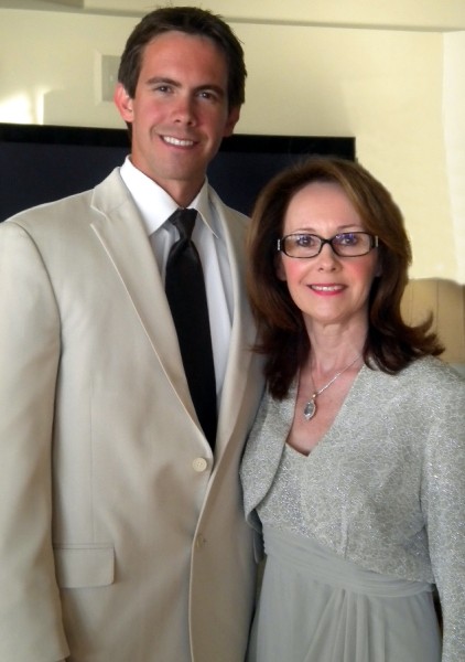 Mary with son, Dr. Kyle Hayden, Oct 2011